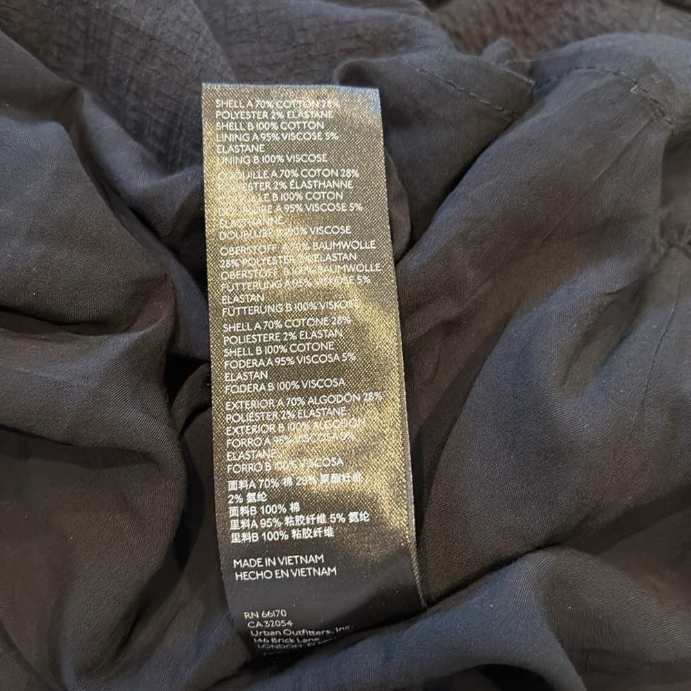 Maeve Puff Sleeve Mini Dress Black Size XL - Picture 15 of 16